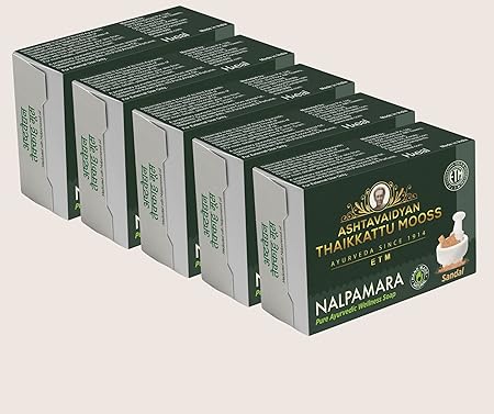 Nalpamara Sandal Soap 75g Pack of 5