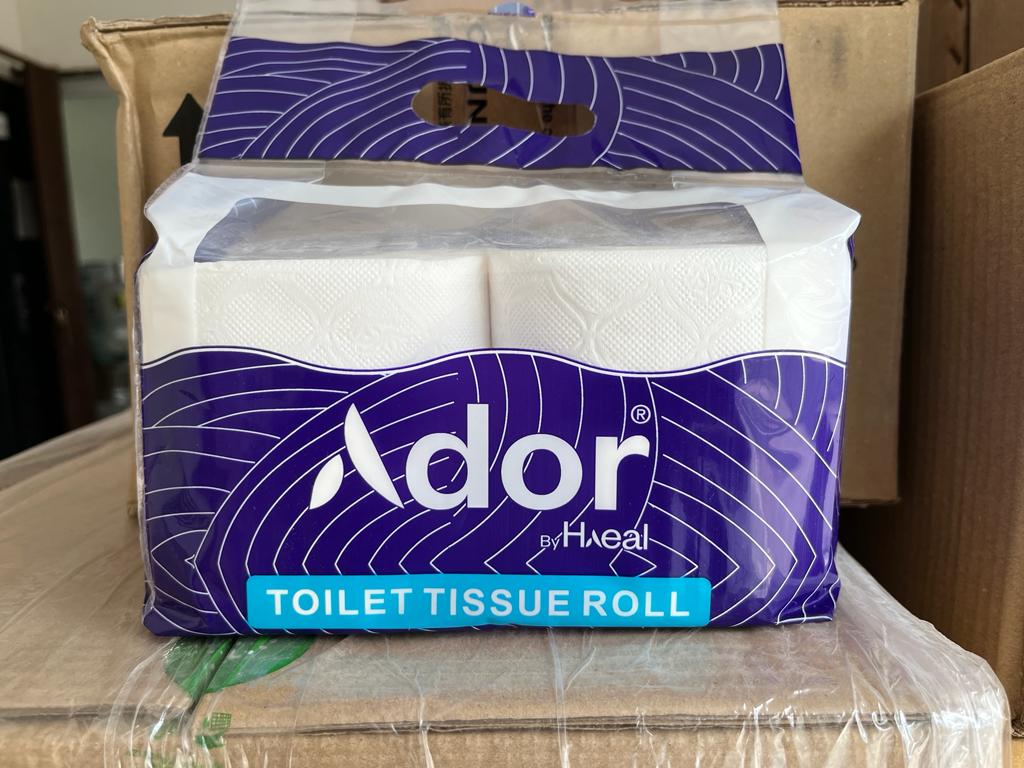 Ador Toilet Tissue Roll(300pulls*2ply) pack of 2