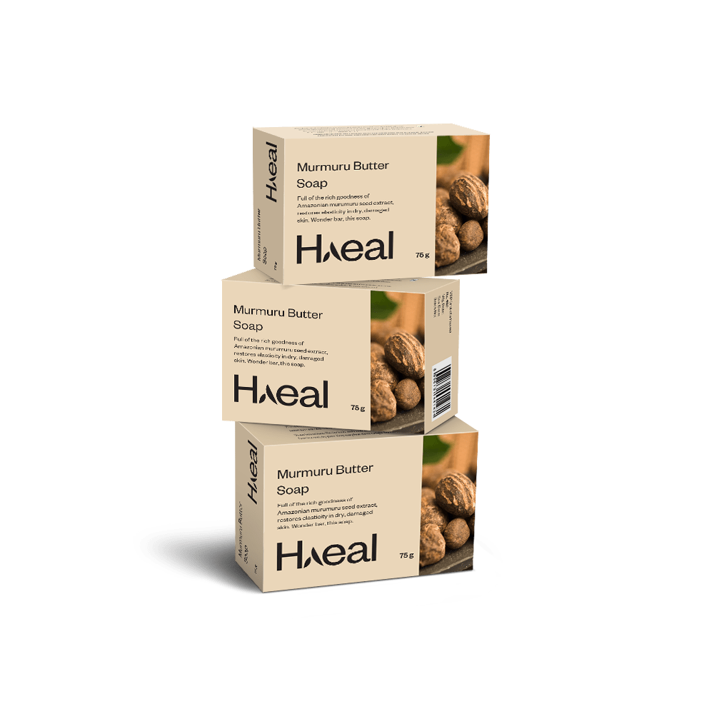 HAEAL Pack of 3 Murumuru Butter Premium Soap