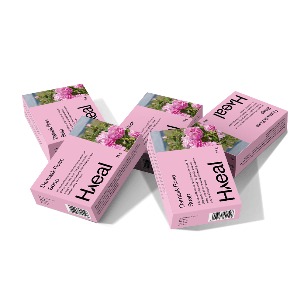 HAEAL Revitalizing and Soothing Damask Rose Soap