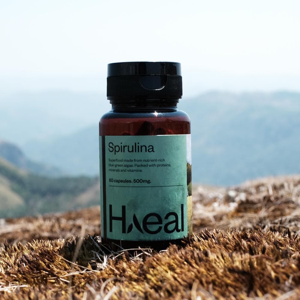 HAEAL Supplements Spirulina 500 mg-  60 Cap